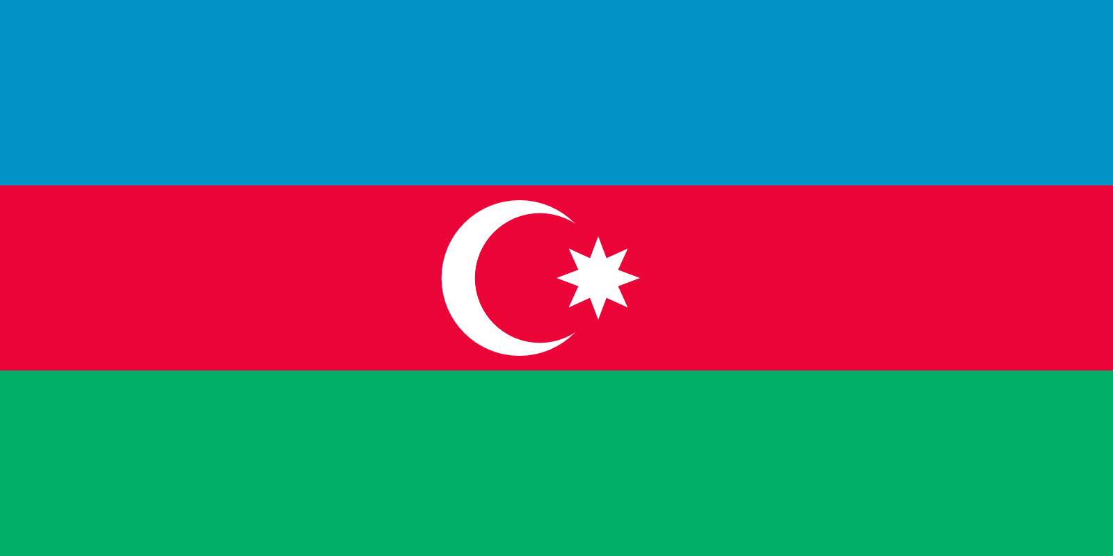 Azerbaijan Flag