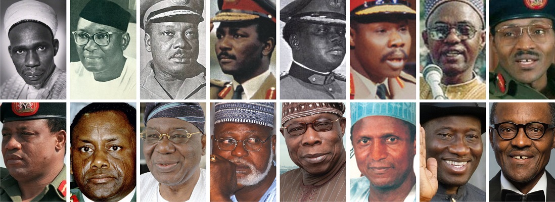 List Of Nigerian Presidents From 1960 Till Date And Their Years Of Service