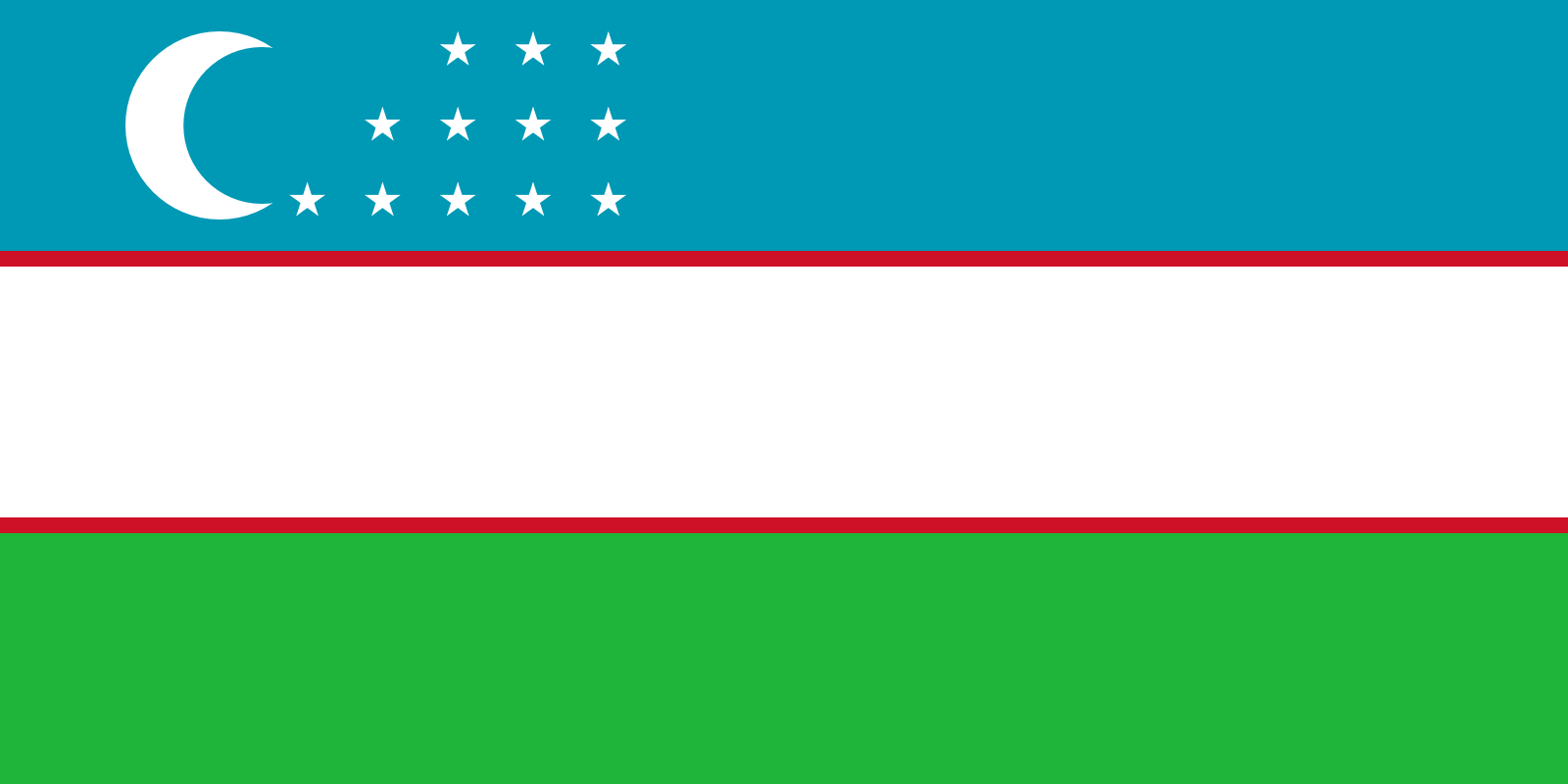 Uzbekistan Flag