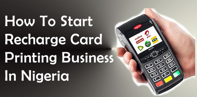 Recharge Card Printing