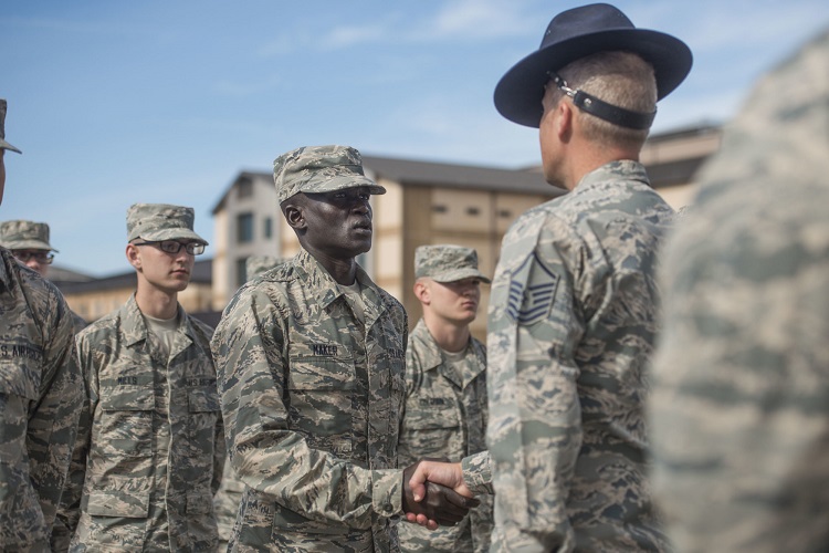 Former slave, two-time Olympian becomes an Airman