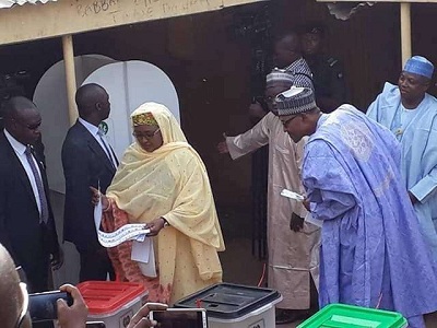 Buhari Checks Wife Ballot