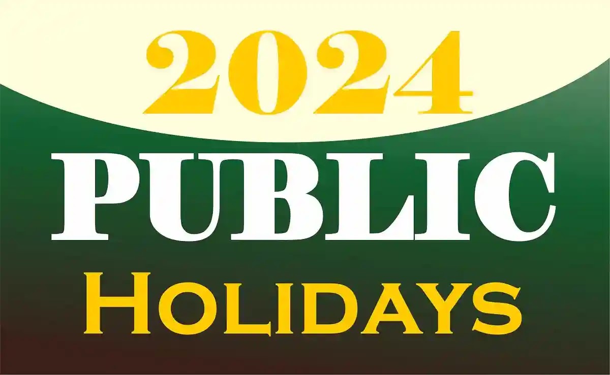 2024 Public Holidays